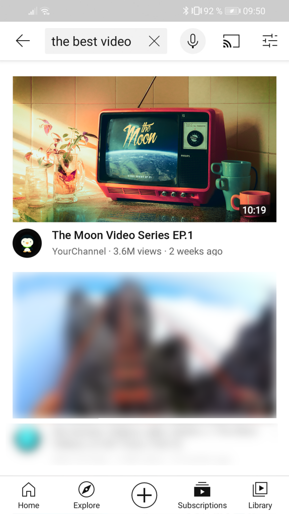 Television Thumbnail Example Mobile