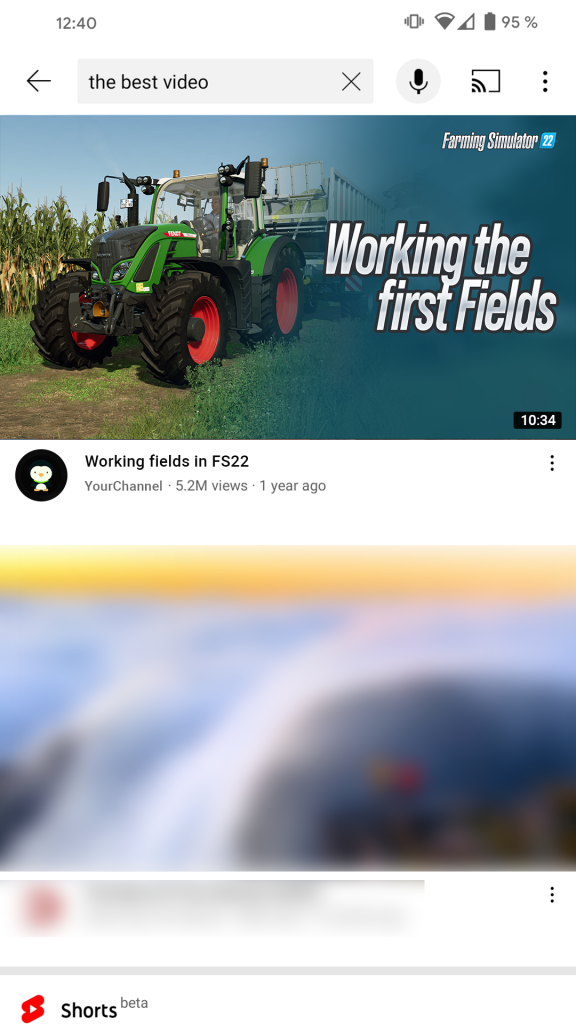 Farming Simulator 22 Thumbnail Example Mobile